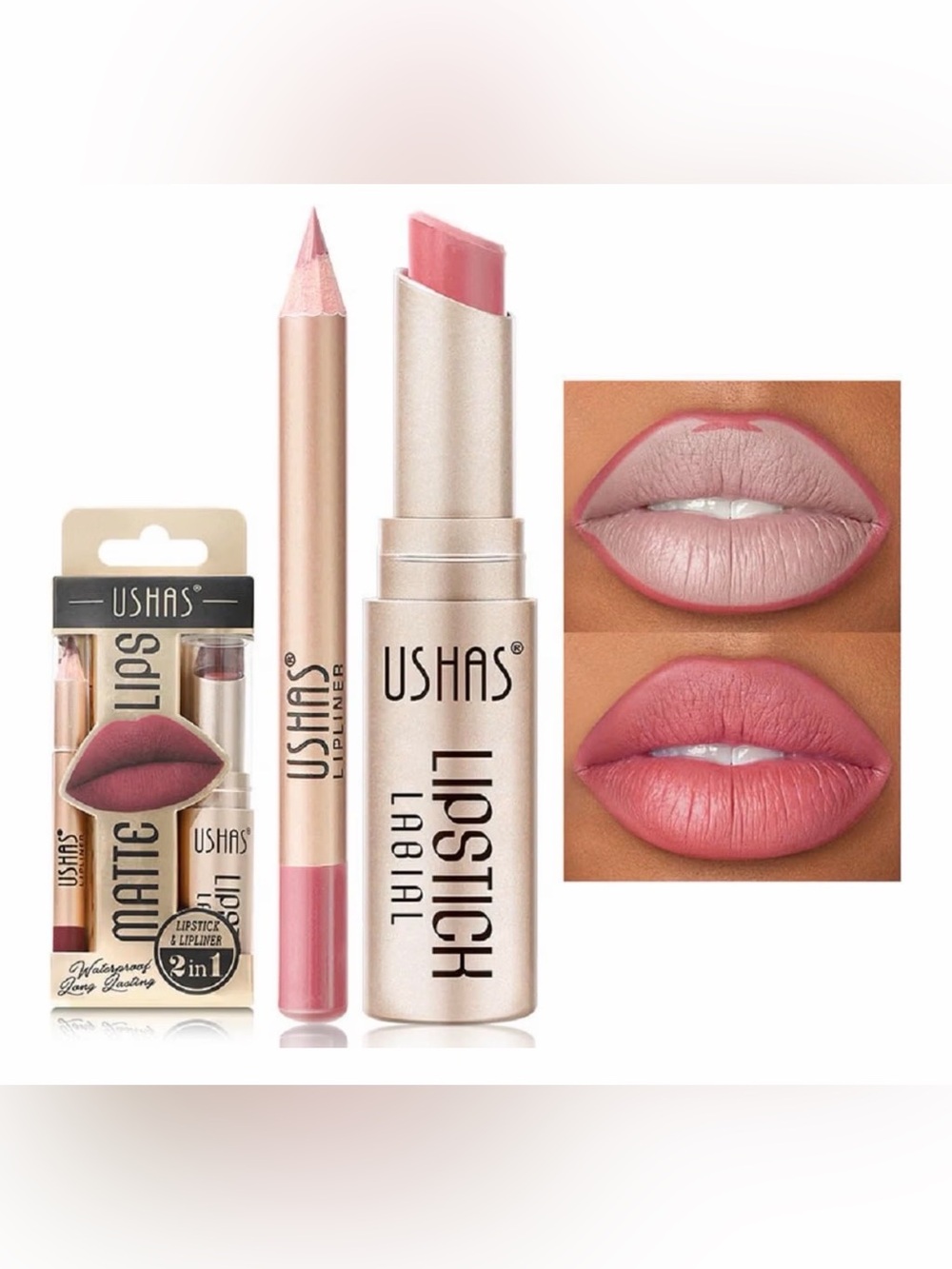 Matte Lipstick & Lip Liner Set